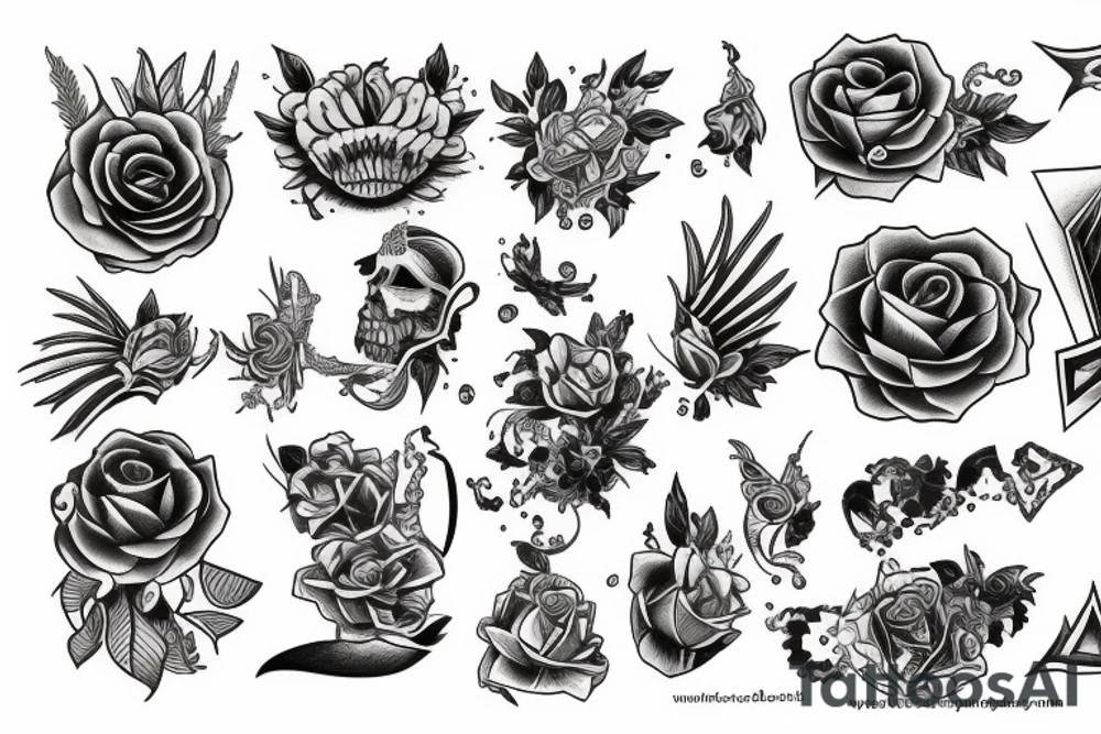 person running tattoo idea