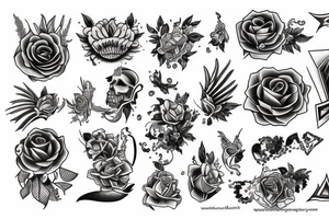 person running tattoo idea