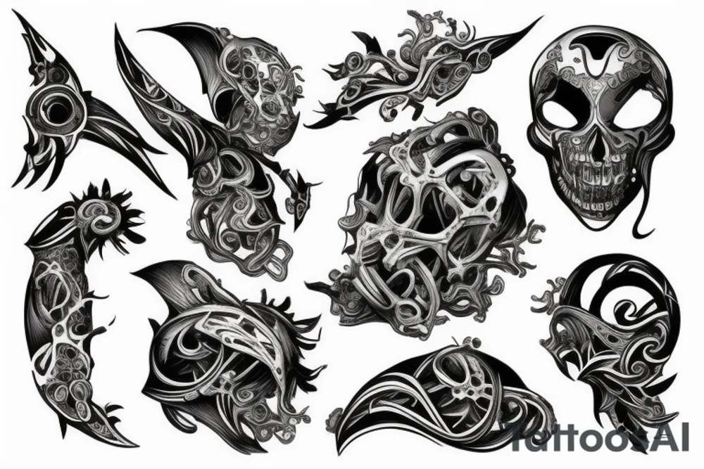 person running tattoo idea