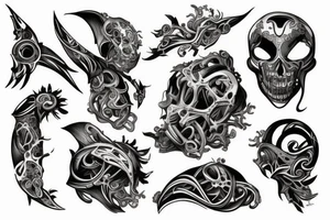 person running tattoo idea