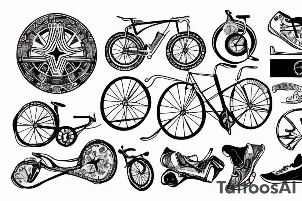 olympic track tattoo idea
