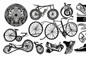 olympic track tattoo idea