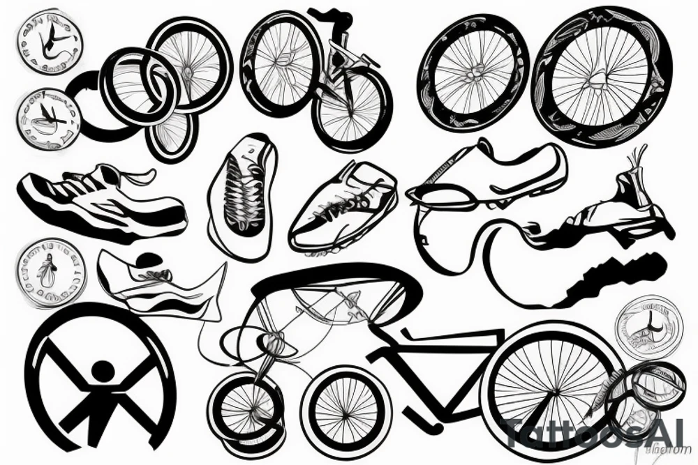 olympic track tattoo idea