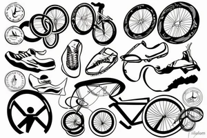 olympic track tattoo idea