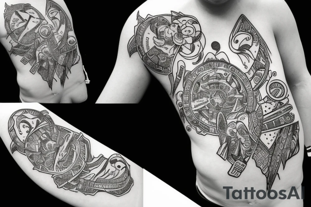 My life as a journey, starting from Ukraine to Thailand tattoo idea