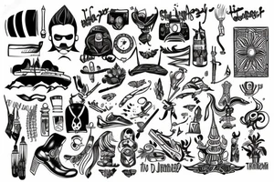 My life as a journey, starting from Ukraine to Thailand tattoo idea