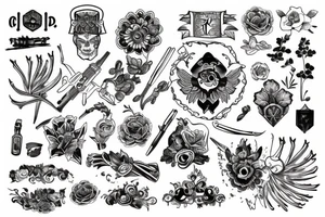 Create a tattoo about Ukraine tattoo idea