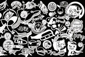 Life is a journey tattoo idea