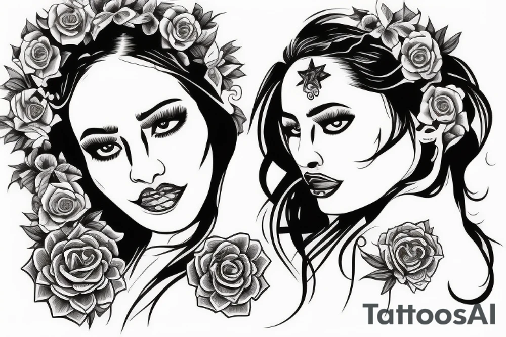 Chicano Girl tattoo idea