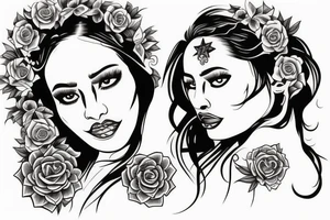 Chicano Girl tattoo idea