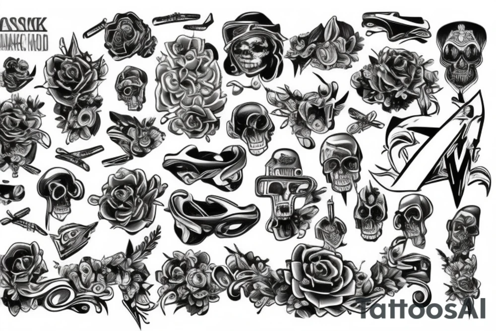 Full Back GANGSTA STYLE tattoo idea