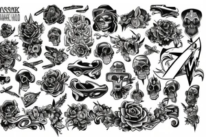 Full Back GANGSTA STYLE tattoo idea