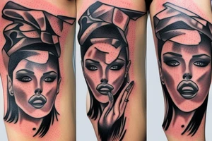 Gangsta Women tattoo idea