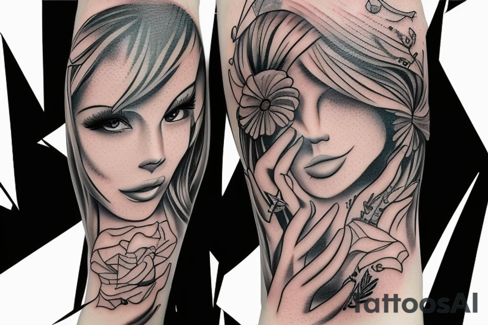 Gangsta Women tattoo idea