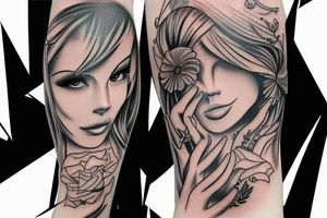 Gangsta Women tattoo idea