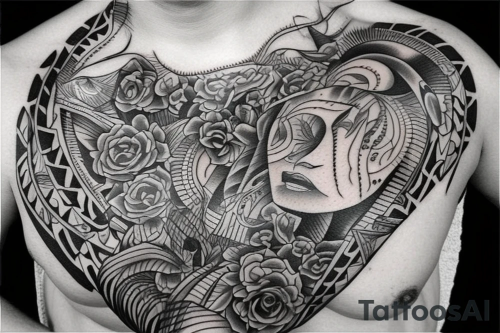 Chicano style tattoo idea