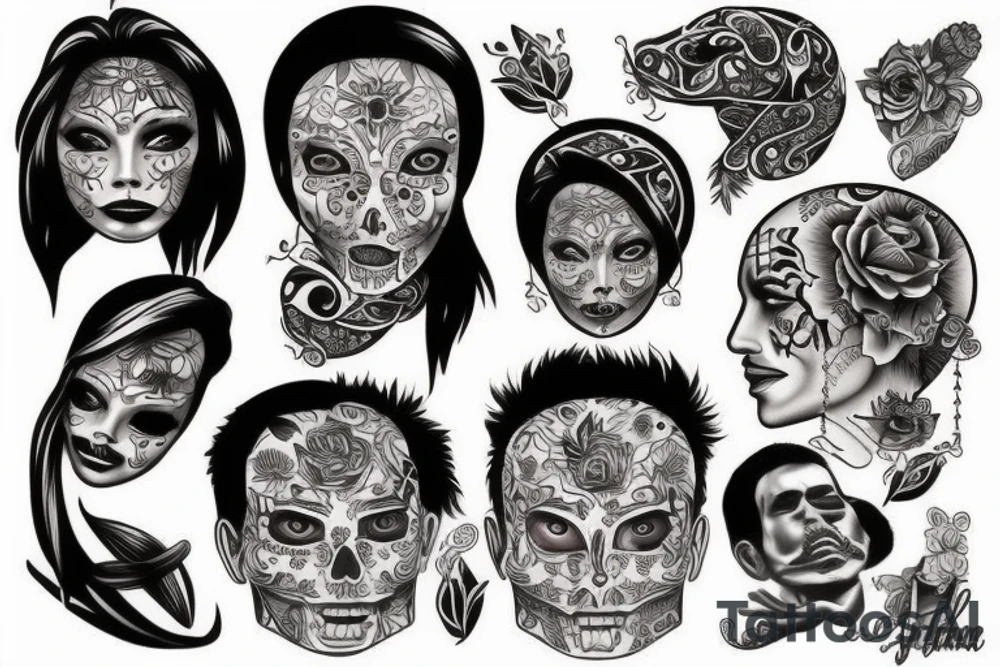 Chicano style tattoo idea