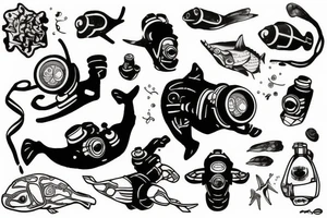 Rebreather Diving OX tattoo idea
