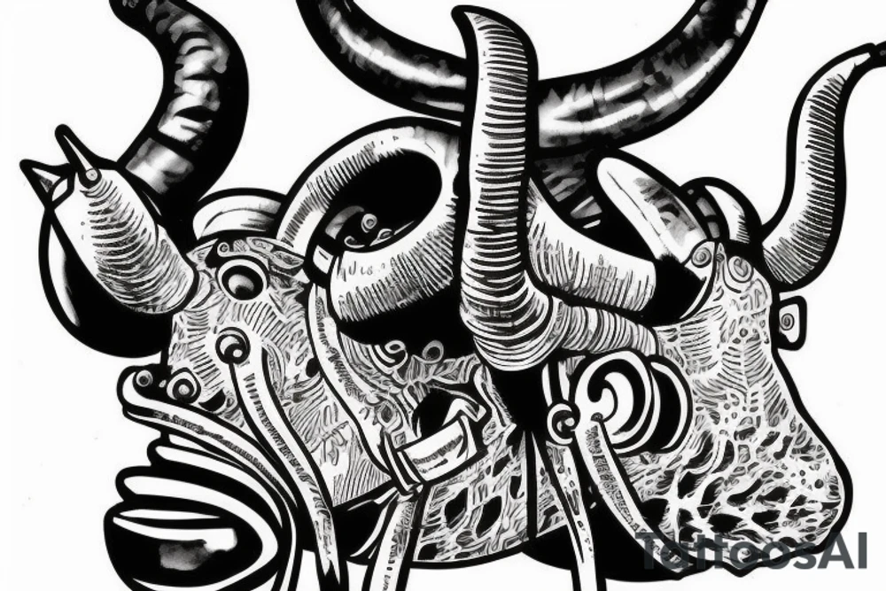 rebreather diving with an OX as the diver tattoo idea