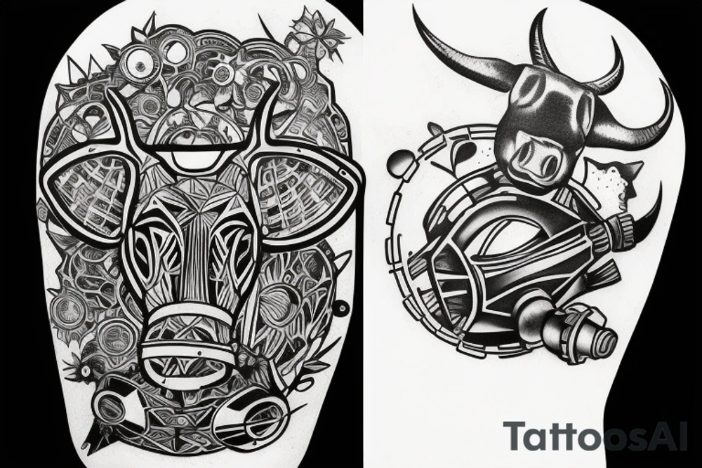 rebreather diving with an OX as the diver tattoo idea
