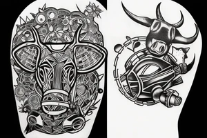 rebreather diving with an OX as the diver tattoo idea
