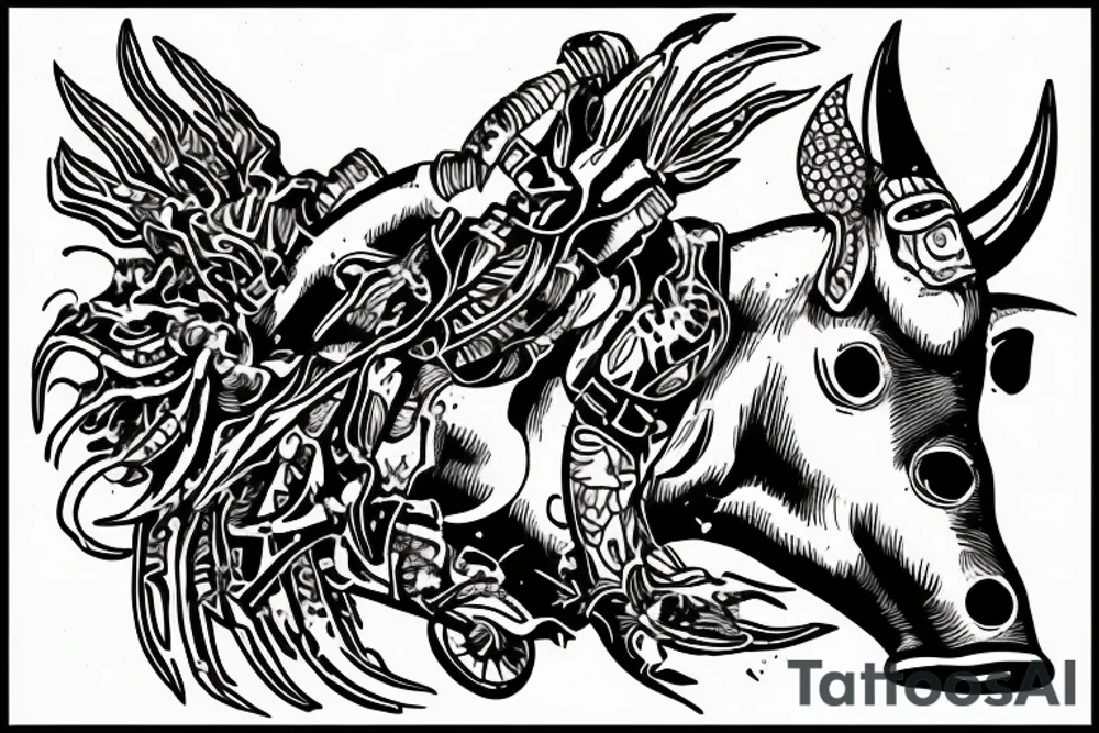 rebreather diving with an OX as the diver tattoo idea