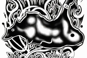 rebreather diving with an OX as the diver tattoo idea