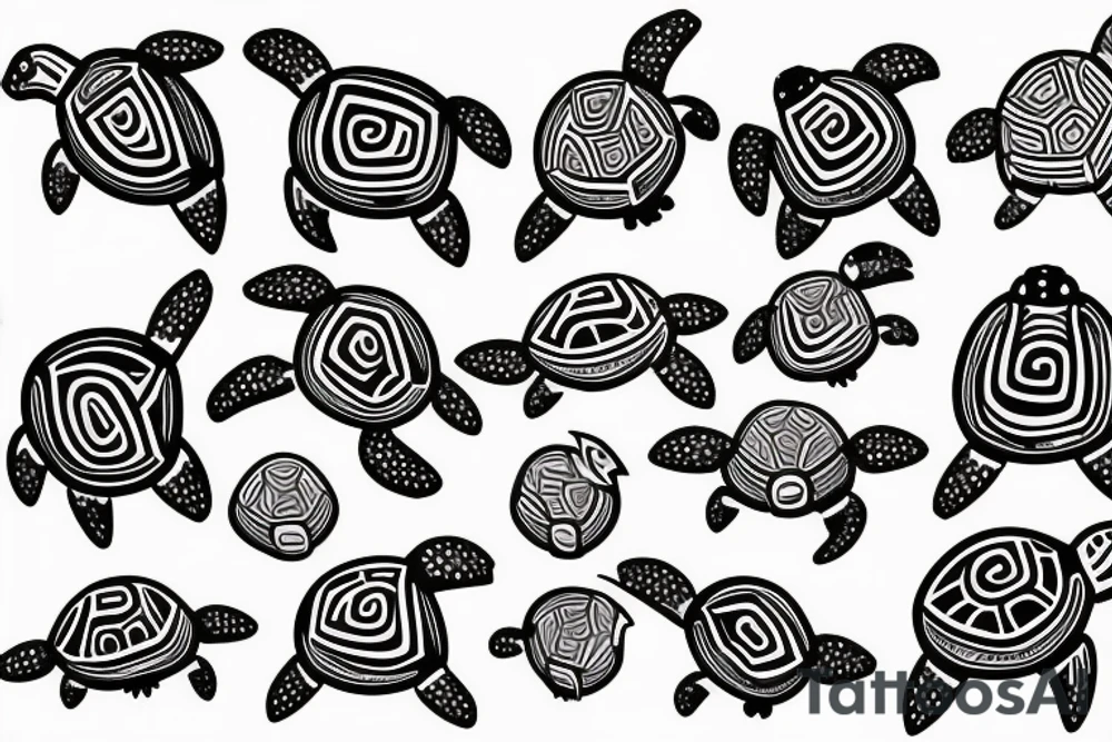 A Turtle tattoo idea