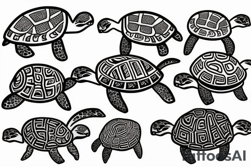 A Turtle tattoo idea