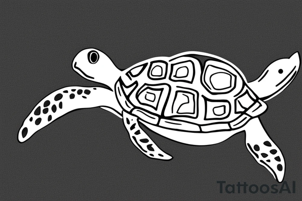 A Turtle tattoo idea