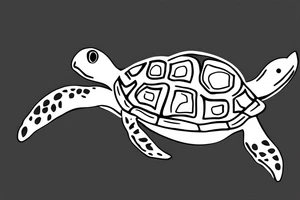 A Turtle tattoo idea