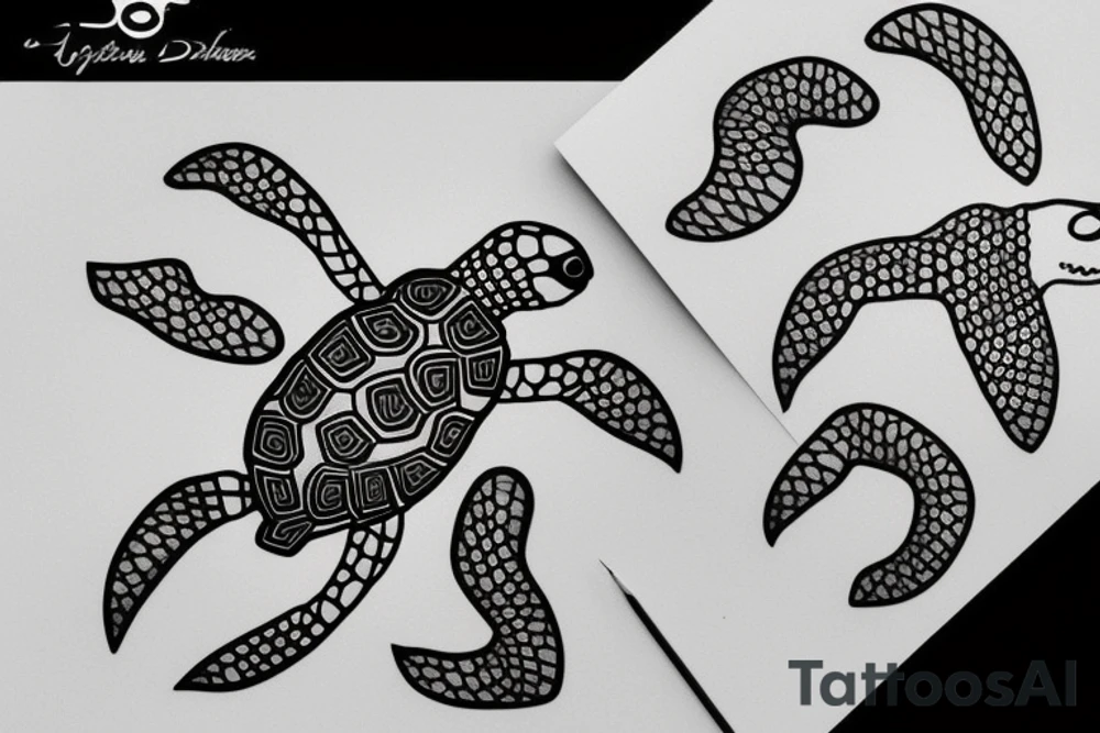 A Turtle tattoo idea