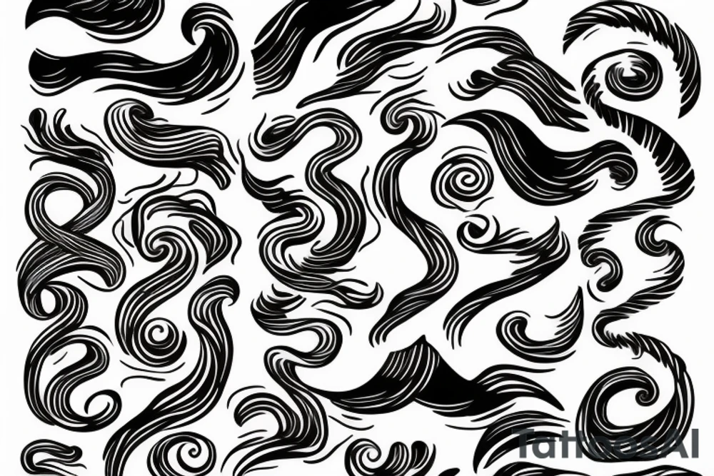 waves tattoo idea
