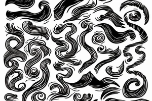 waves tattoo idea