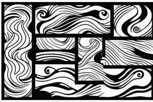 waves tattoo idea