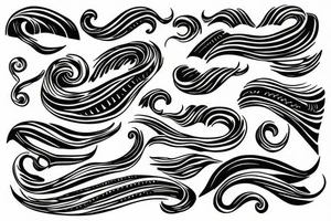 rolling wave tattoo idea