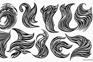 rolling wave tattoo idea