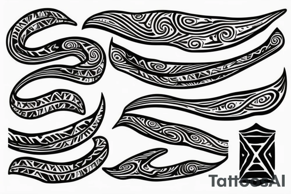 rolling wave tattoo idea