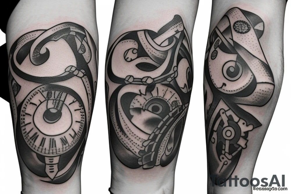 rosary arm band tattoo idea