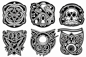 rosary armband tattoo idea