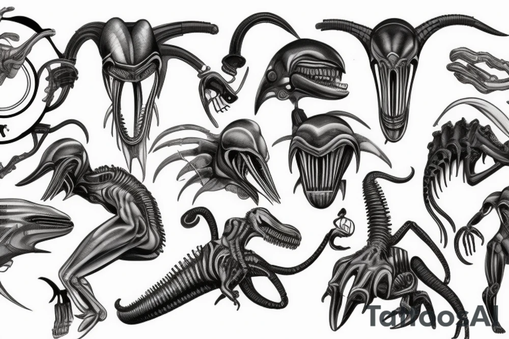 Xenomorph tattoo idea