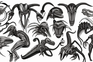 Xenomorph tattoo idea