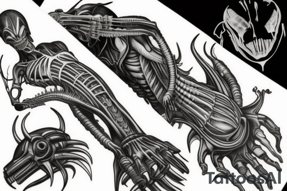 Xenomorph tattoo idea