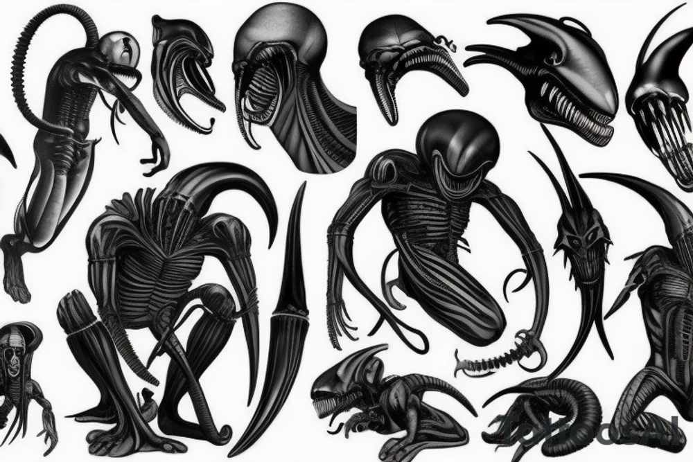 Xenomorph tattoo idea