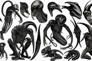 Xenomorph tattoo idea