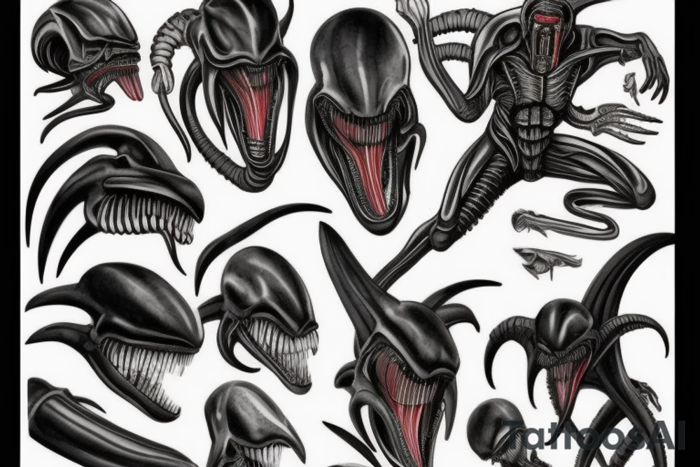 Xenomorph tattoo idea