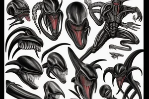 Xenomorph tattoo idea