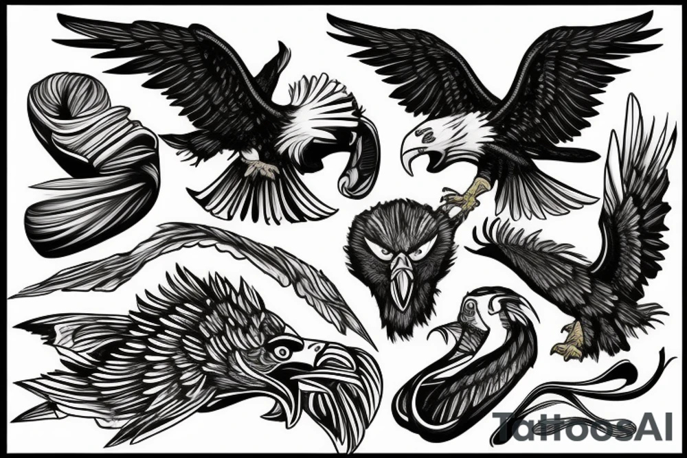 greatness eagle tattoo idea