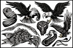 greatness eagle tattoo idea