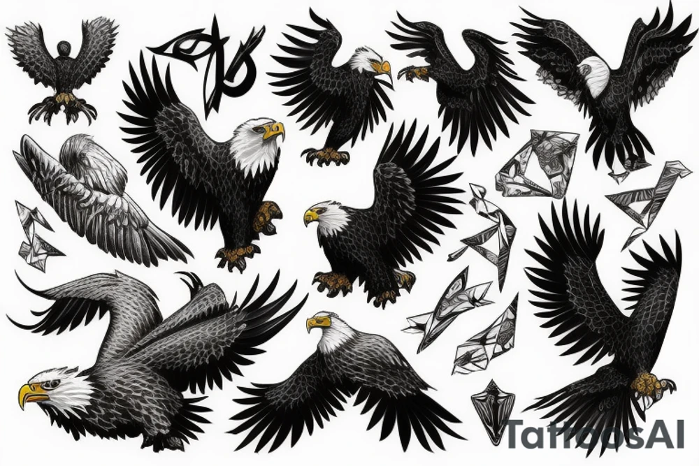 greatness eagle tattoo idea